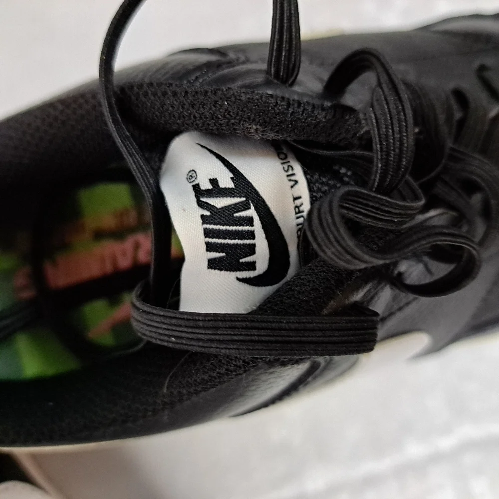 Nike Court Vision Low Black White Sneakers - Picture 6 of 9